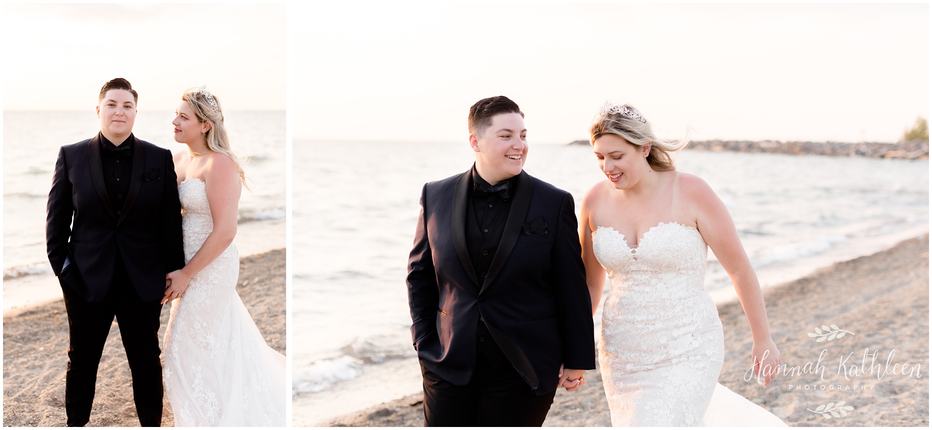 sunset-bay-lake-erie-beach-small-wedding-elopement-trash-the-dress-lgbtq-photographer