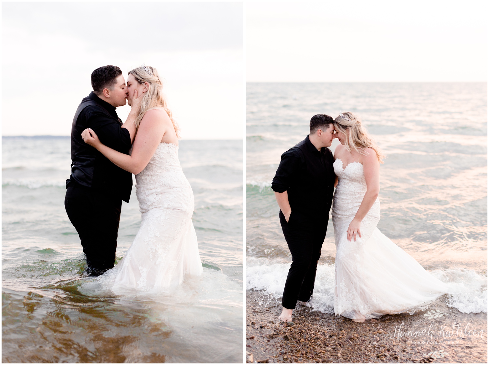 sunset-bay-lake-erie-beach-small-wedding-elopement-trash-the-dress-lgbtq-photographer